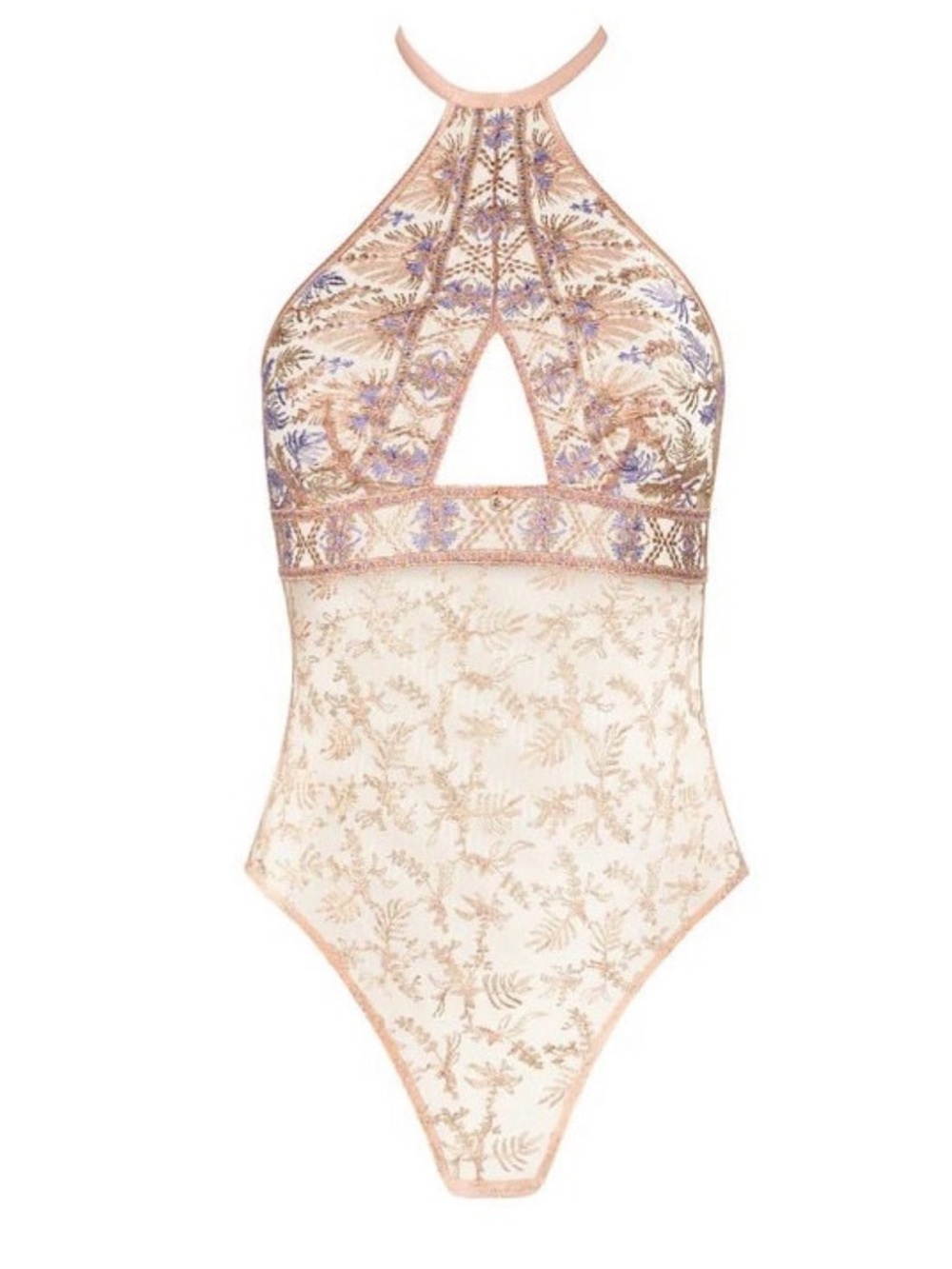 Aubade Sound of Heart Bodysuit in Lavender Aura M/L